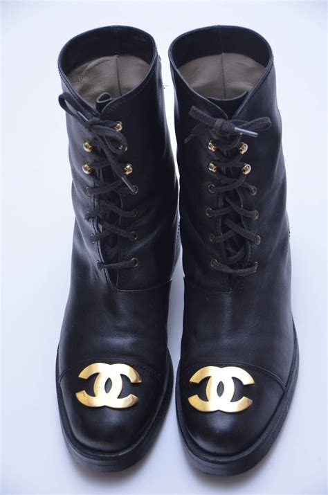 vintage chanel boots for women